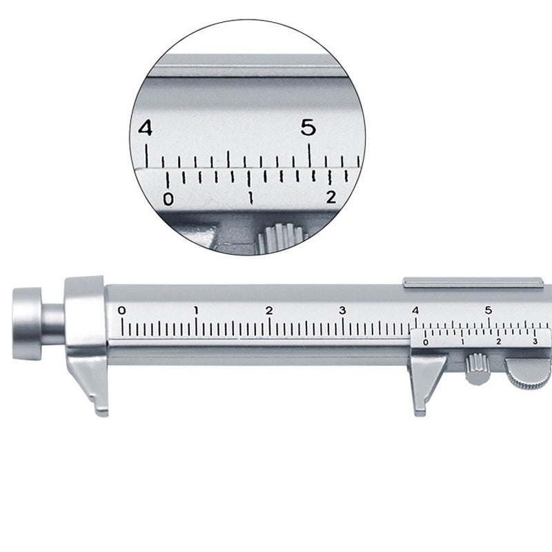 Multi-function Caliper Ball Point Pen 0.5mm Gel Ink Pen Vernier Caliper Roller Ball Pen Creative Stationery Black Refill Multi-function Caliper Ball Point Pen 0.5mm Gel Ink Pen Vernier Caliper Roller Ball Pen Creative Stationery Black Refill